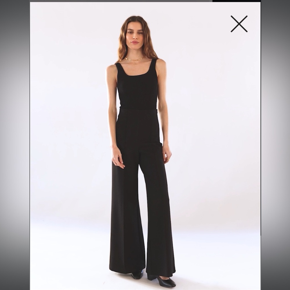 Ultra-Stretch Ponte Super Wide Leg Pants - Picture 3 of 15